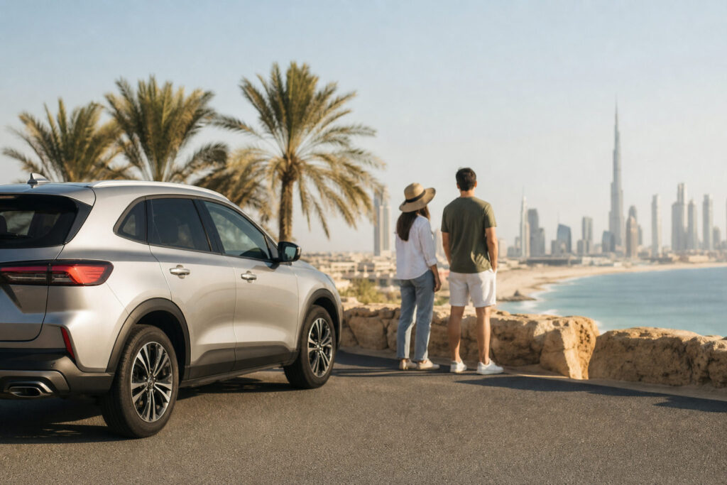 Zorgeloos met car rental in UAE Dubai